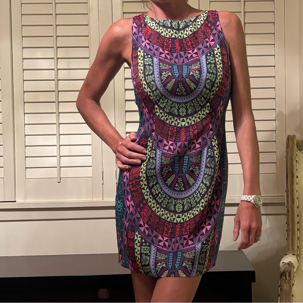 Mara Hoffman open back mini dress